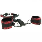 Дышащий кляп с наручниками Scandal Breathable Ball Gag W Cuffs photo 3