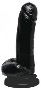 Фаллоимитатор SUCTION CUP 8 DONG BLACK photo 1