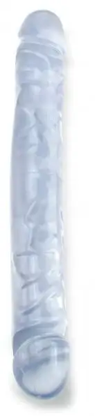 Фаллос двойной CRYSTAL JELLIES JR. DOUBLE DONG CLEAR photo 1