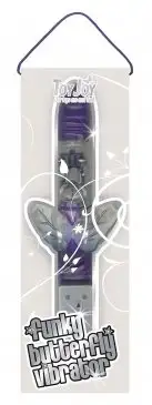 Вибратор компьютерный TOY JOY FUNKY BUTTERFLY DARK PURPLE photo 4