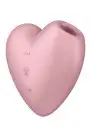 Вакуумный стимулятор-сердечко с вибрацией Satisfyer Cutie Heart Light Red photo 2