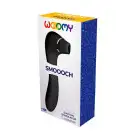 Вакуумный стимулятор с вибрацией Wooomy Smoooch Black Clitoral Suction & Vibration photo 4