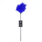 Щекоталка синяя Art of Sex - Feather Paddle, перо молодого индюка photo 3