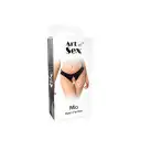 Кружевные трусики с открытым доступом Art of Sex - Mia, размер XS-M, Белый photo 4