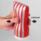 Мастурбатор Tenga Squeeze Tube Cup (мягкая подушечка) STRONG сдавливаемый photo 4