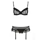 Сексуальный комплект с поясом для чулок LOVELIA SET black XXL/XXXL - Passion photo 5