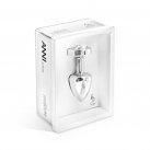 Анальная пробка со стразом Diogol Anni R Clover Silver Кристалл 25мм photo 2