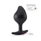 Силиконовая анальная пробка Mystim Rocking Force L для электростимулятора, диаметр 4,7см photo 4
