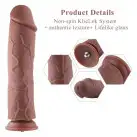 Силиконовый фаллоимитатор для секс-машин Hismith 11″ Silicone Dildo, система KlicLok photo 2