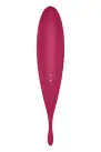 Смарт-вибратор для клитора с вакуумной стимуляцией Satisfyer Twirling Pro+ dark red photo 5