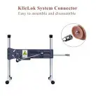 Гибкий фаллоимитатор для секс-машин Hismith 9.25″ Silicone Dildo, система KlicLok photo 4