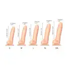 Реалистичный фаллоимитатор Strap-On-Me Sliding Skin Realistic Dildo Vanille - XXL, эффект подвижной photo 3
