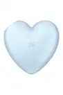Вакуумный стимулятор-сердечко с вибрацией Satisfyer Cutie Heart Blue photo 4