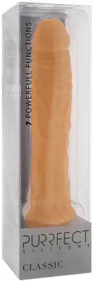 Вибромассажер PURRFECT SILICONE CLASSIC 8.5INCH, FLESH  photo 2