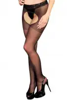 Чулки с поясом Anne Dales LOLA T1 Black photo 1