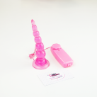 Анальная цепочка с мультискоростной вибрацией, 17смХ3см photo 4