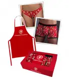 Admas подарочный набор для пары - боксеры, браги и фартук  photo 1