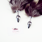 Анальная пробка Horny Kitten с пушистым хвостиком, 47 см  photo 5