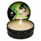 Массажная свеча Shunga MINI MASSAGE CANDLE - Exotic Green Tea (30 мл)  photo 1