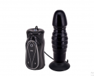 Seven Creations Pleasure Thrust Vibrating Butt Plug - анальная вибропробка с толчковыми движениями,  photo 1