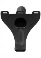 Страпон унисекс с вибрацией Doc Johnson Body Extensions - BE IN CHARGE, полая насадка photo 5